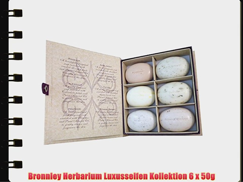 Bronnley Herbarium Luxusseifen Kollektion 6 x 50g