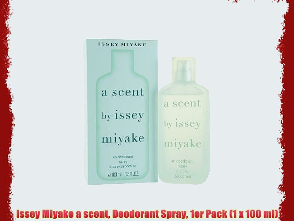 Issey Miyake a scent Deodorant Spray 1er Pack (1 x 100 ml)