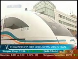 China produces home-grown maglev train