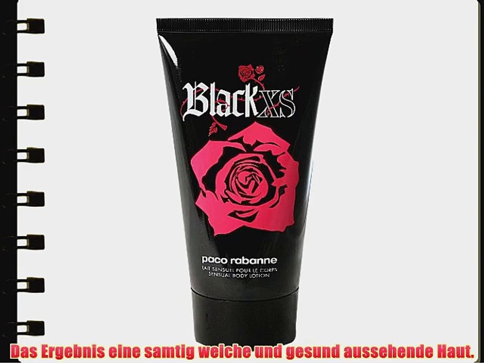 Paco Rabanne Black XS for her femme / woman Bodylotion 150 ml 1er Pack (1 x 150 ml)