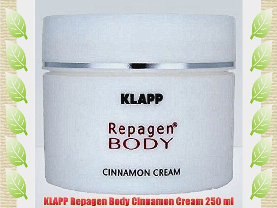 KLAPP Repagen Body Cinnamon Cream 250 ml