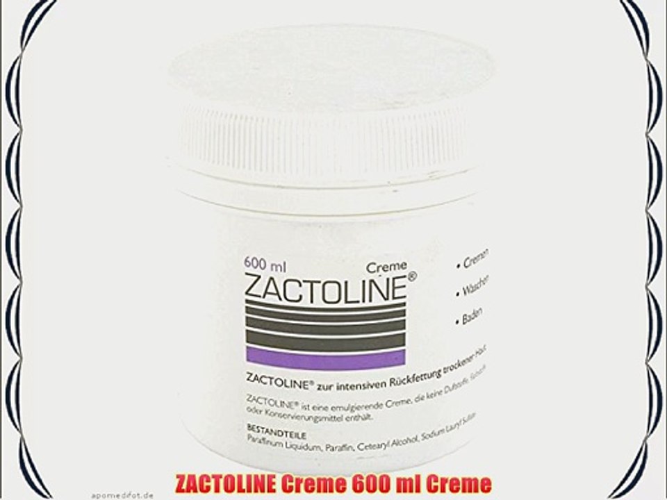 ZACTOLINE Creme 600 ml Creme