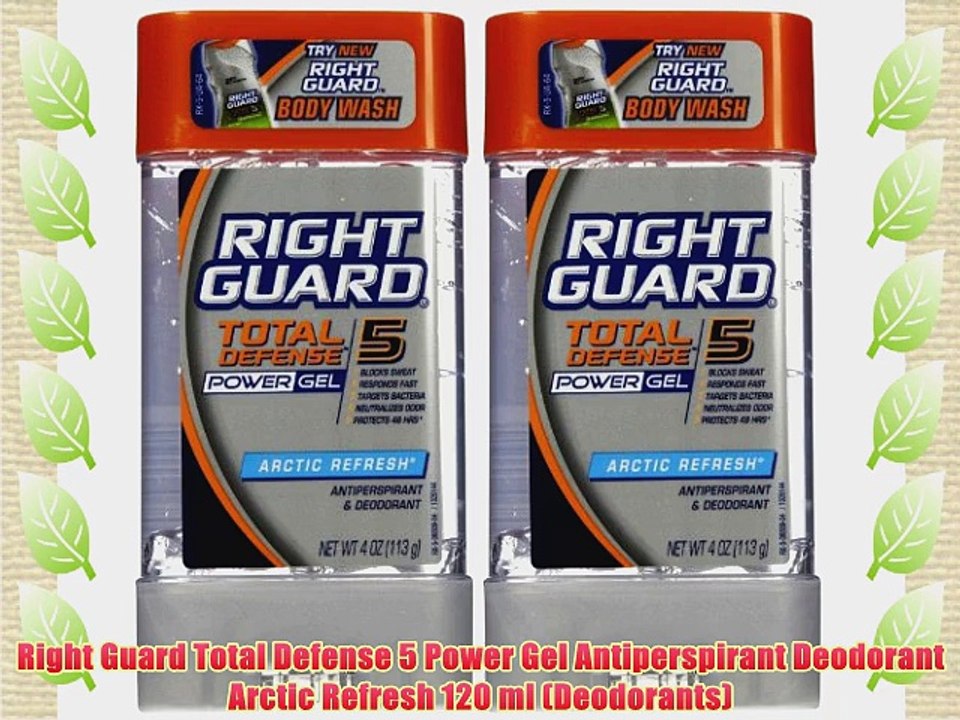 Right Guard Total Defense 5 Power Gel Antiperspirant Deodorant Arctic Refresh 120 ml (Deodorants)
