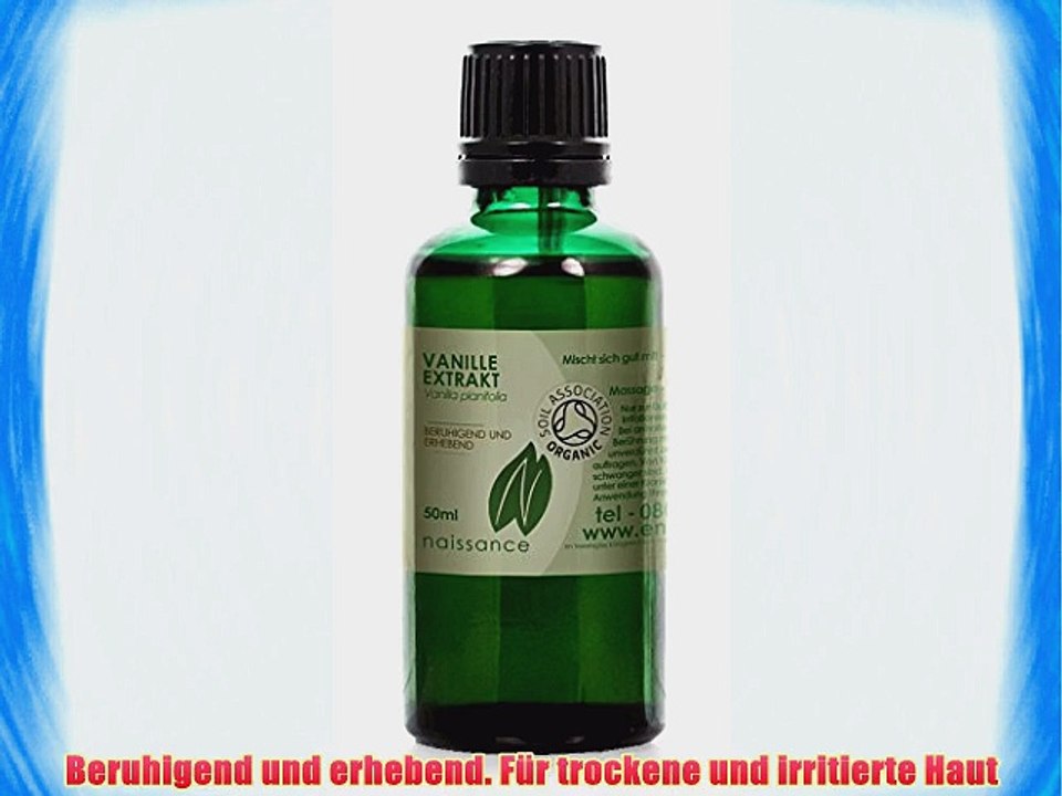 Bio Vanille Extrakt - Organisch zertifiziert - 50ml