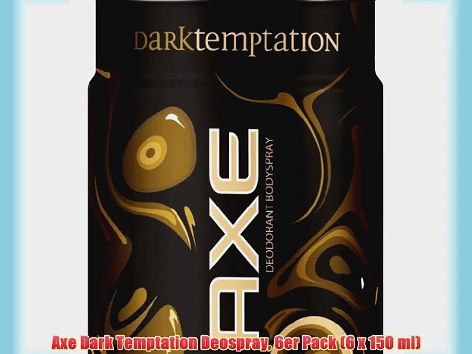 Axe Dark Temptation Deospray 6er Pack (6 x 150 ml)