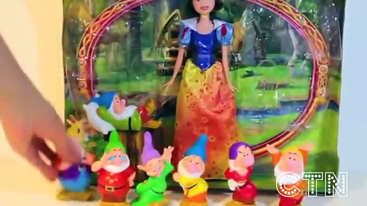 Snow White Sparkling Princess and Seven 7 Dwarf...