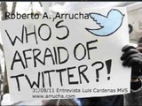 Entrevista Luis Cardenas MVS - Roberto A. Arrucha ( Twitteros Veracruz )