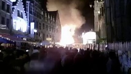 Ontploffing gentse feesten Spitburgerkraam