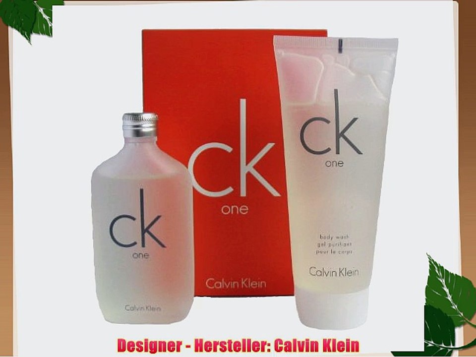 Calvin Klein CK One Set: 50 ml Eau de Toilette Spray 100 ml Shower Gel