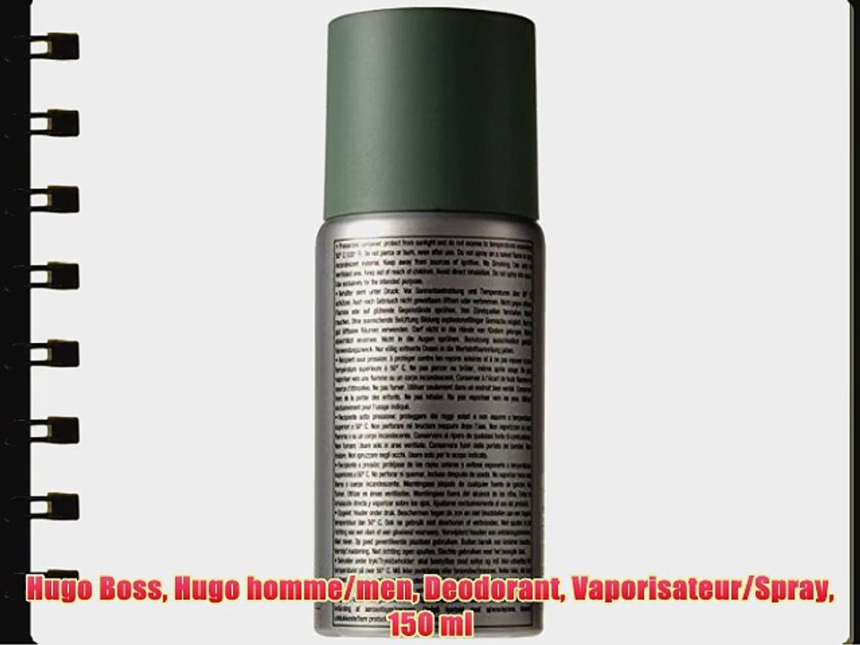 Hugo Boss Hugo homme/men Deodorant Vaporisateur/Spray 150 ml