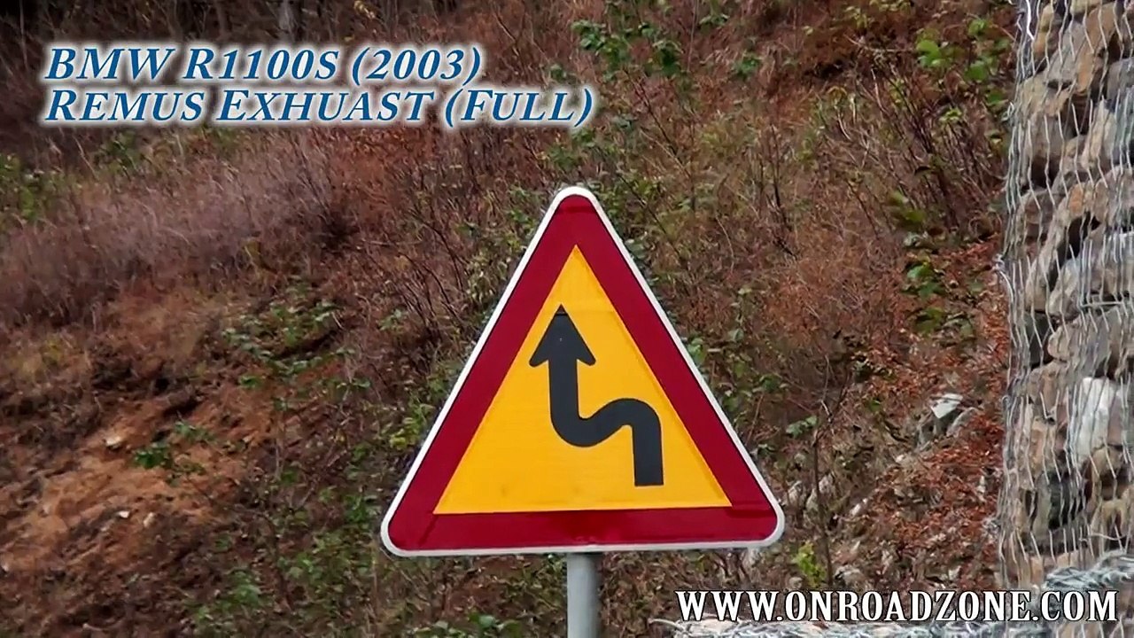 BMW R1100S + Remus exhaust ...