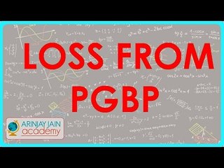 1263. Loss from PGBP    Section 72