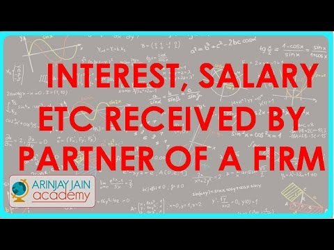 823. CA IPCC PGBP Chargeability Interest, salary etc received by partner of a firm