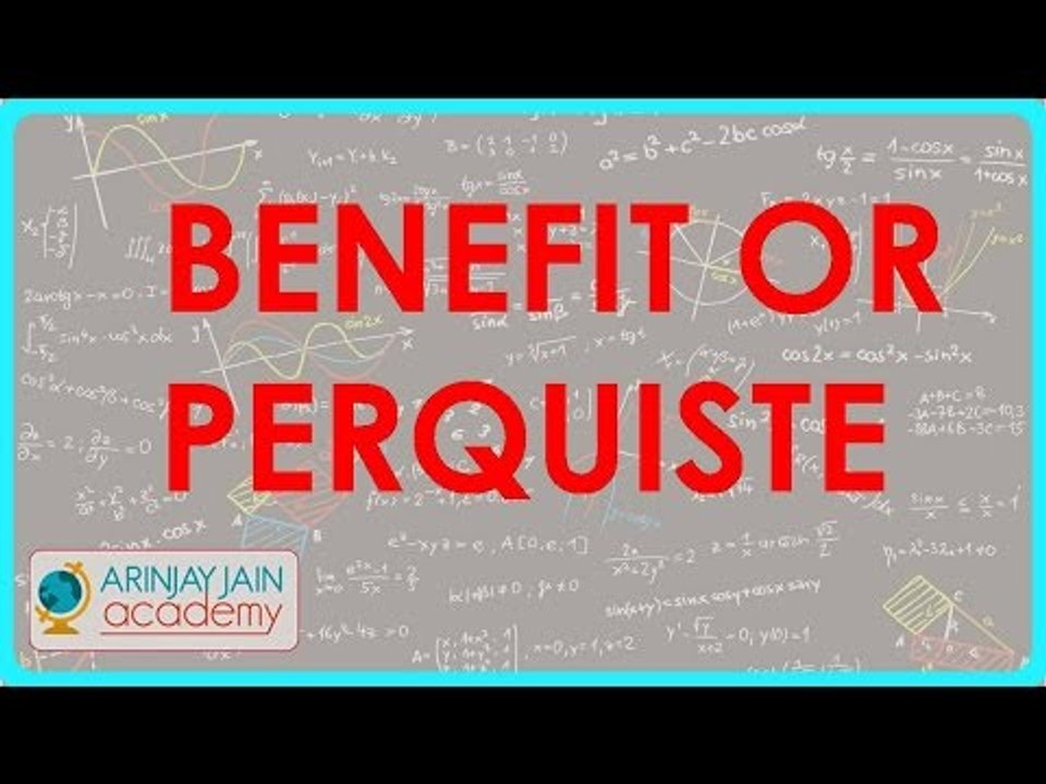 825. CA IPCC   PGBP   Chargeability   Benefit or perquiste