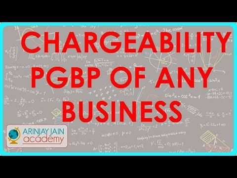817. CA IPCC PGBP Chargeability PGBP of any business
