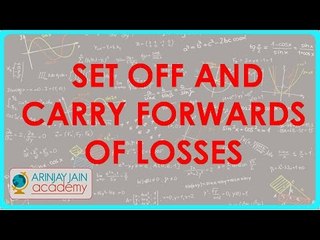 Understanding Set-Off & Carry Forward of Losses: Key Concepts Explained 💡