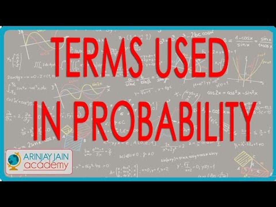 1328. Terms used in Probability