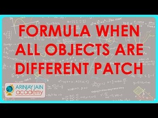 732.Permutation   Formula when all objects are different Patch