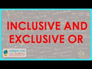 752.Compound statements   inclusive and exclusive OR