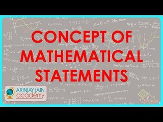 744.Concept of Mathematical statements