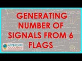 717.Permutation and Combination   Generating number of signals from 6 flags