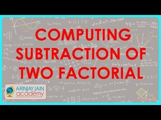 723.Permutation and Combination   Computing subtraction of two Factorial