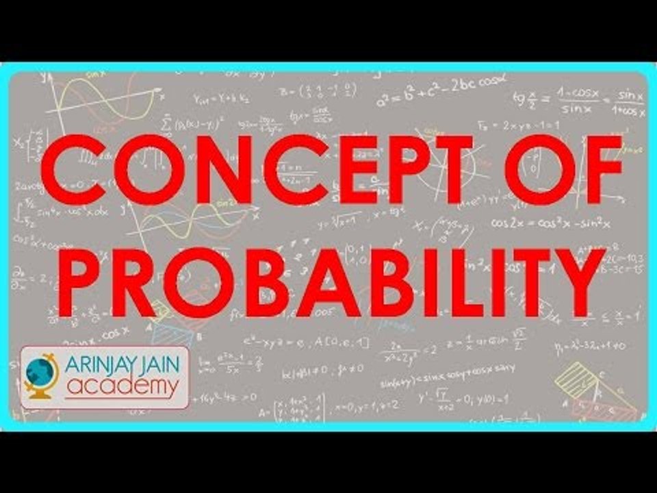 741.Concept of Probability