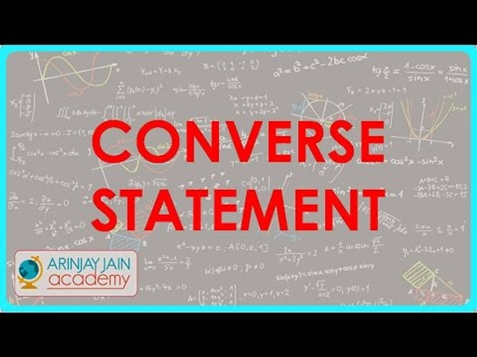 738.Converse statement