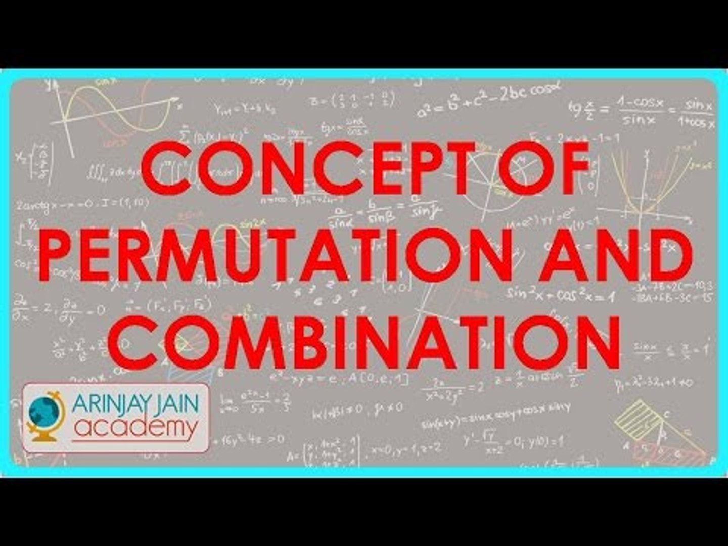 742.Concept of Permutation and Combination   Three events