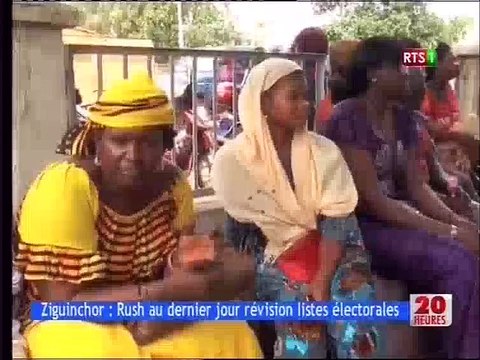 Ziguinchor : Rush au dernier jour révision listes électorales