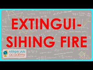 787.Class VIII   Chemistry   Extinguisihing Fire