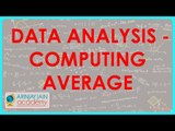 624.Bank PO, MBA and other exams - Data analysis - Computing average