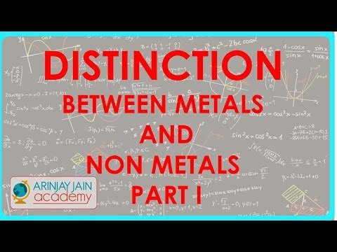 700.Class VIII - Chemistry - Distinction between metals and non metals - Part I
