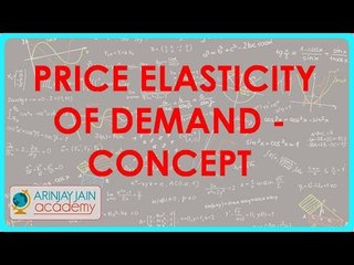 625.Class XII - Economics for CBSE, ICSE, NCERT - Price Elasticity of Demand - Concept