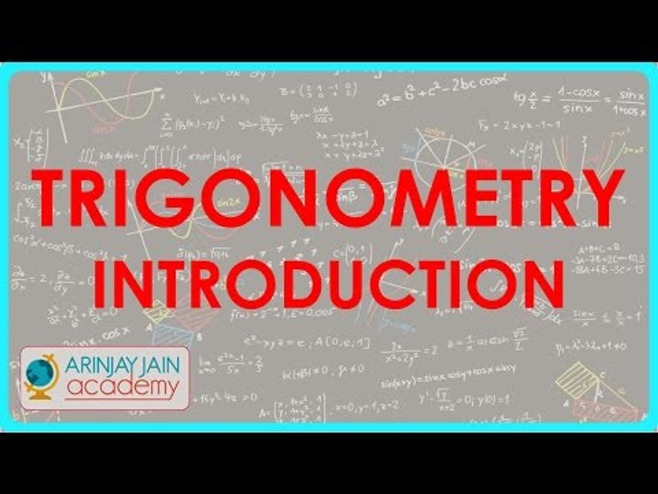689.Class X - CBSE, ICSE, NCERT - Trigonometry   Introduction