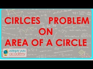 674.$ CBSE  Maths Class X, ICSE Maths Class 10-   Cirlces   Problem on Area of a Circle