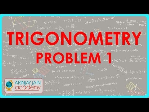 688.Class X - CBSE, ICSE, NCERT - Trigonometry Problem 1