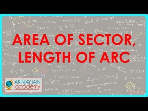 653.Class X - CBSE, ICSE, NCERT, Area of Sector, length of arc