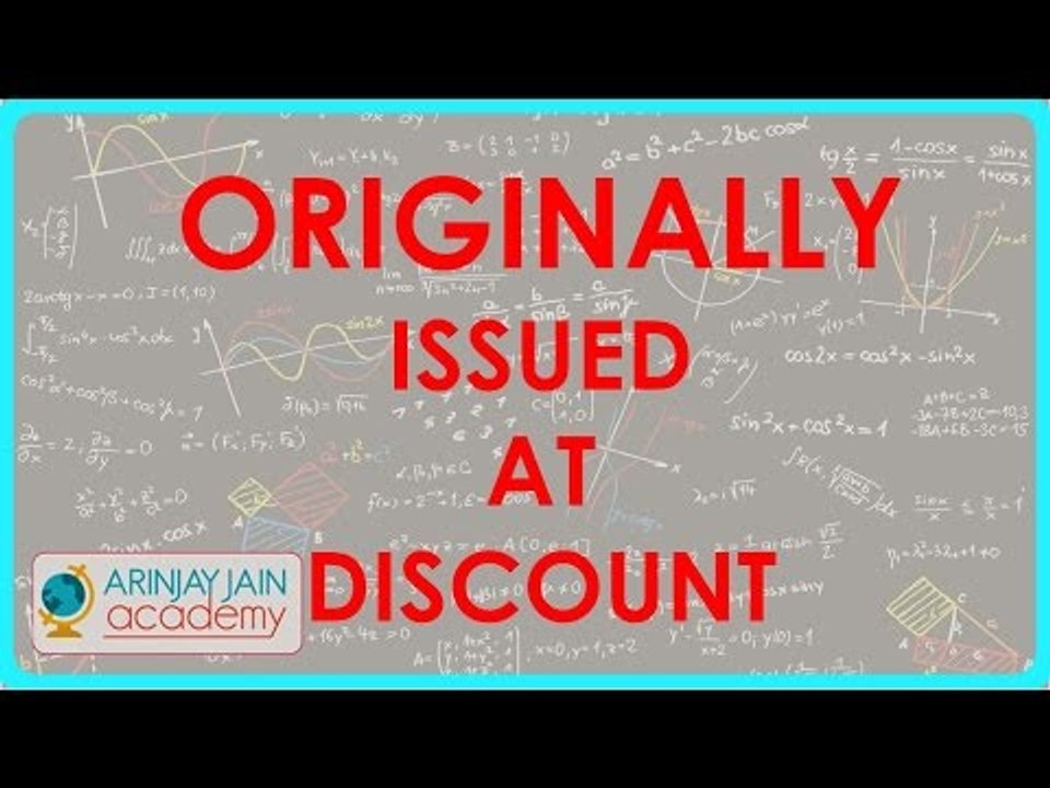 Accounting for Issue of shares - Originally Issued at Discount | Class XII Accounts