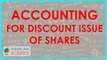 Accounting for Discount issue of shares | Class XII Accounts | CBSE, ICSE, NCERT