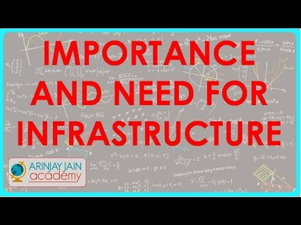 564.Class XI - CBSE, ICSE, NCERT -  Infrastructure - Importance and need for Infrastructure