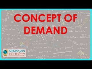 574. Class XII Demand - Concept of Demand