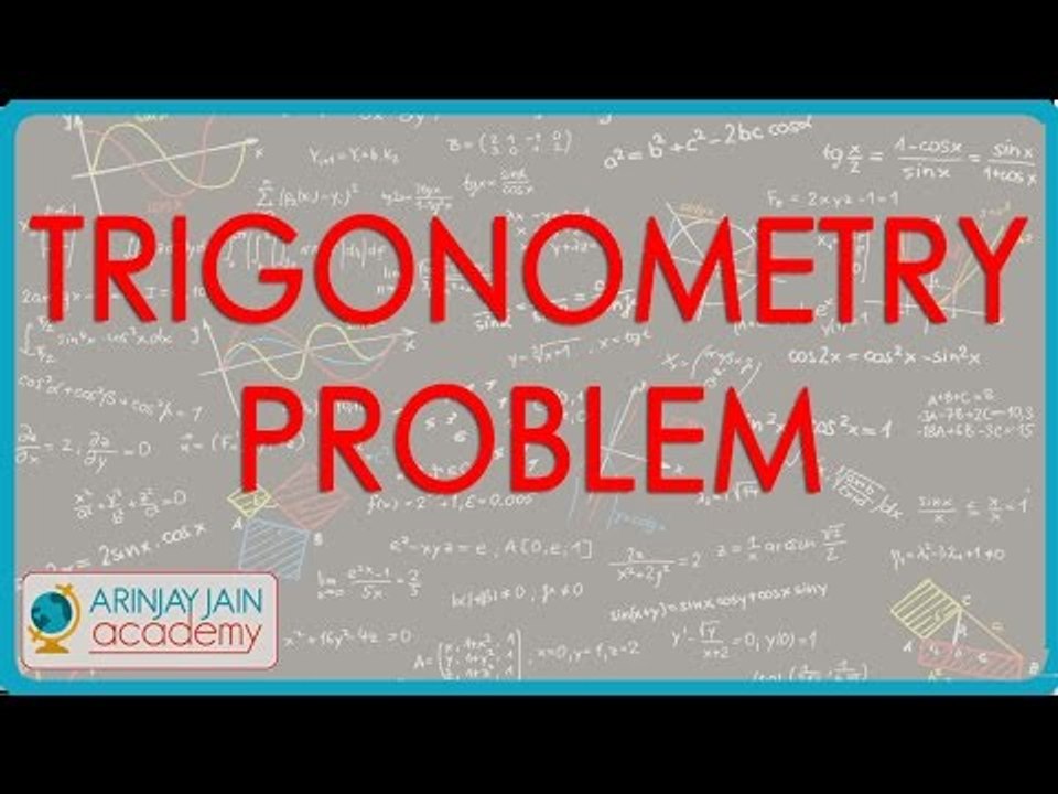 Class X - CBSE, ICSE, NCERT -  Trigonometry - Problem