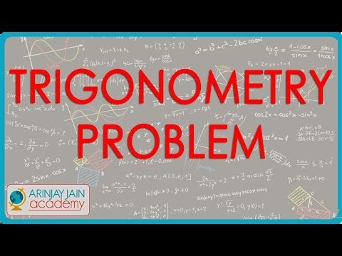 Class X - CBSE, ICSE, NCERT - Trigonometry - Problem