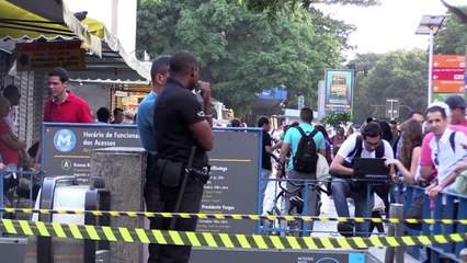 Um morto e um ferido em tiroteio no metrô do Rio