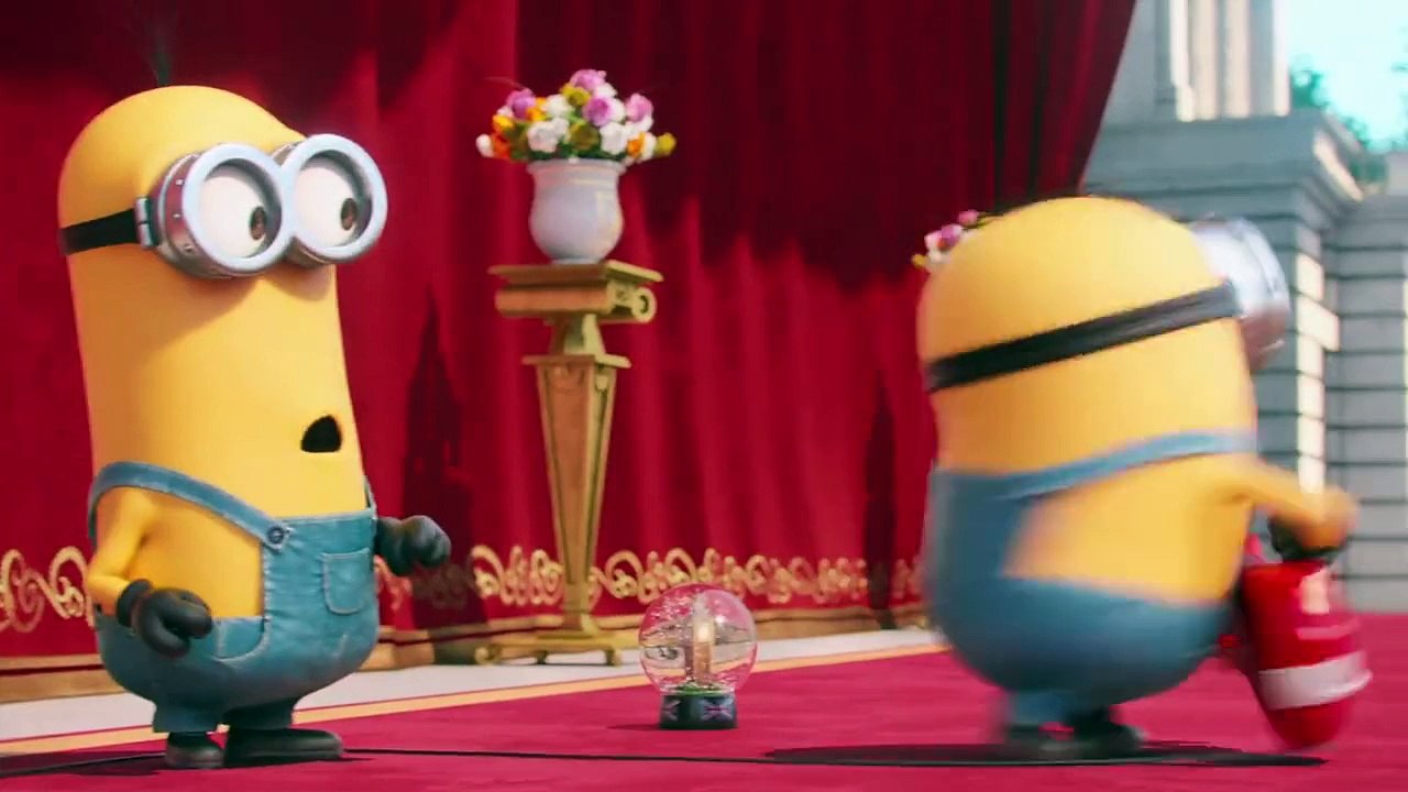 Los minions tocando la guitarra