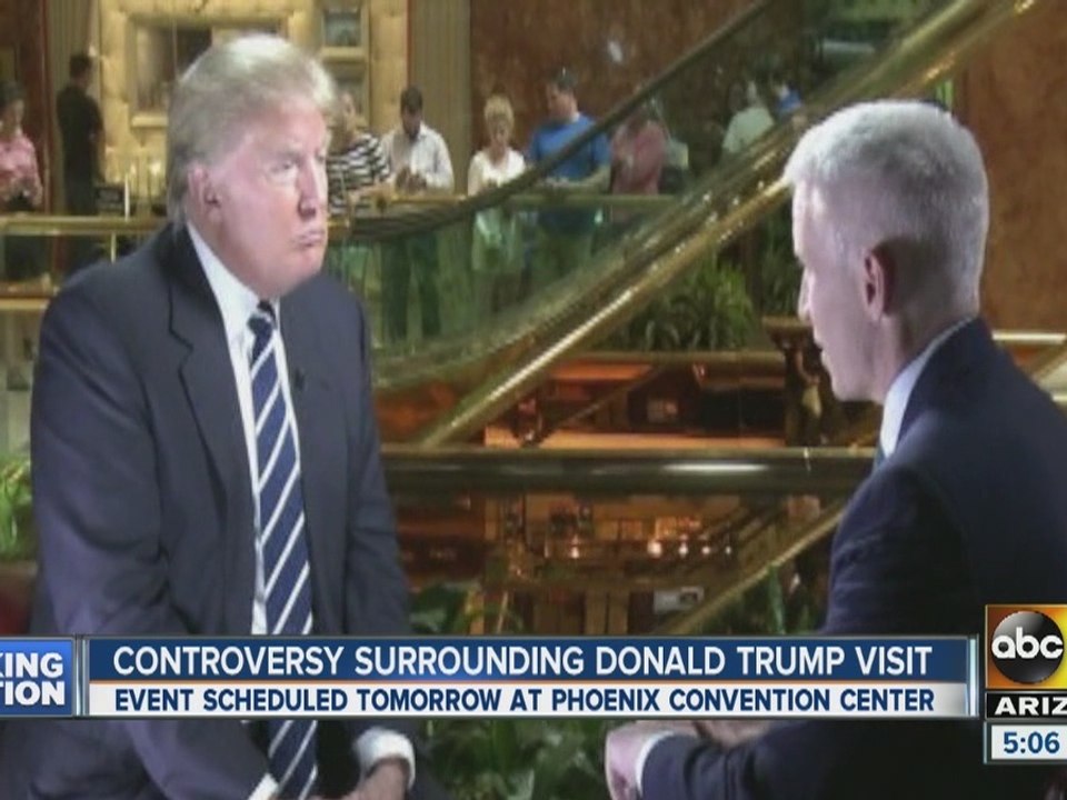 Controversy surrounding Donald Trump visit to Valley