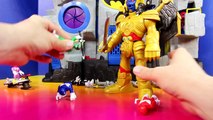 Imaginext Goldar & Rita Repulsa Battle Mighty Morphin Power Rangers Batman Batbot