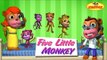 Five Little Monkeys Jumping On The Bed | Kids Nursery Rhymes | Childrens 3D Animation By KidsOne