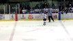 Hockey fight Ryan Murphy 3L Riviere-du-Loup vs Gaby Roch Marquis de Jonquiere 15-11-2014 LNAH